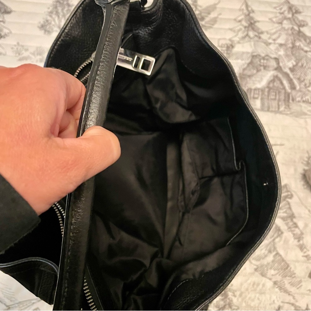 Burberry Black Leather Tote Bag - Picture 11 of 14